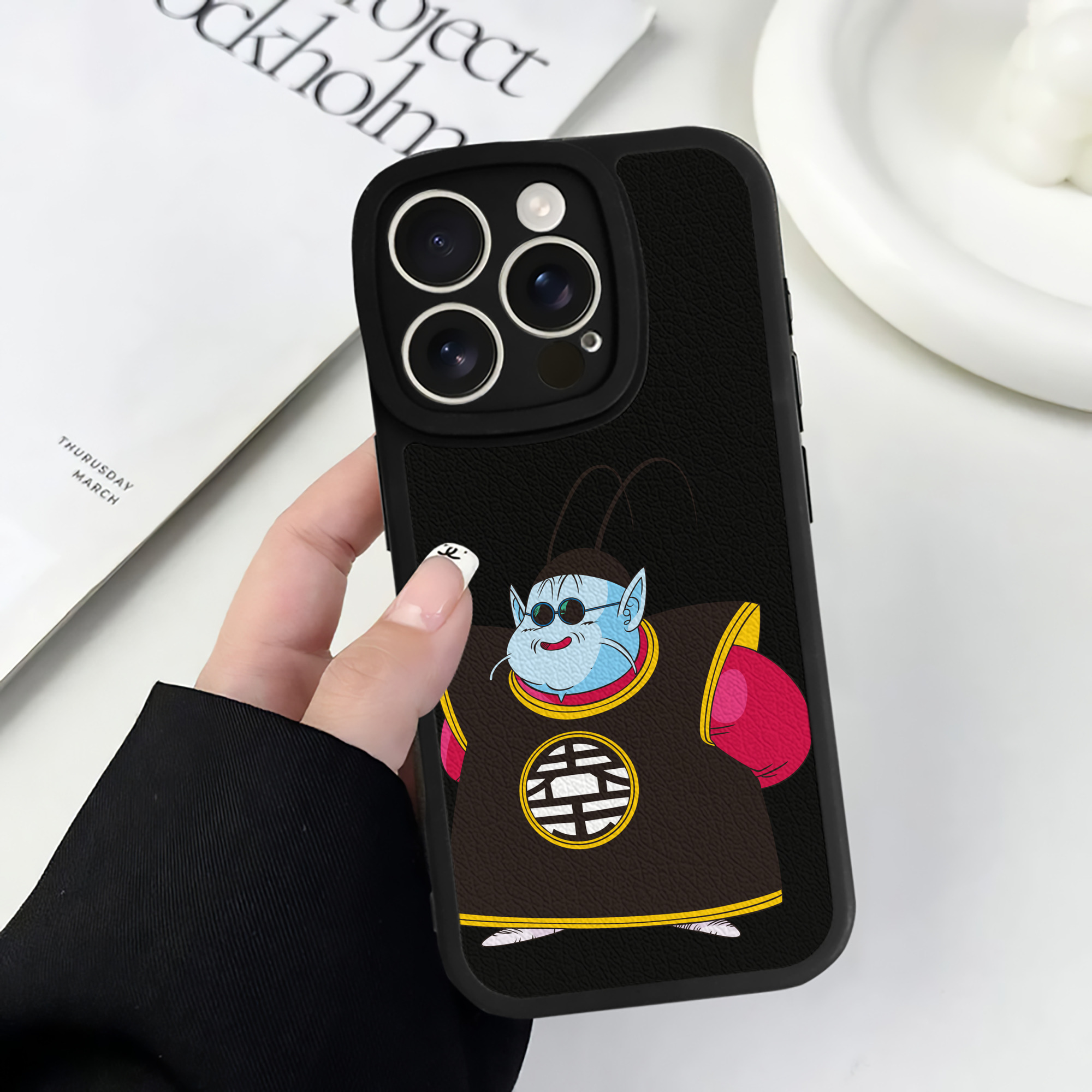 （画像用） ドラゴンボール DRAGON BALL 【iPhone 16シリーズ対応】シリコンスマホケース（レザー調） 材質：シリコン